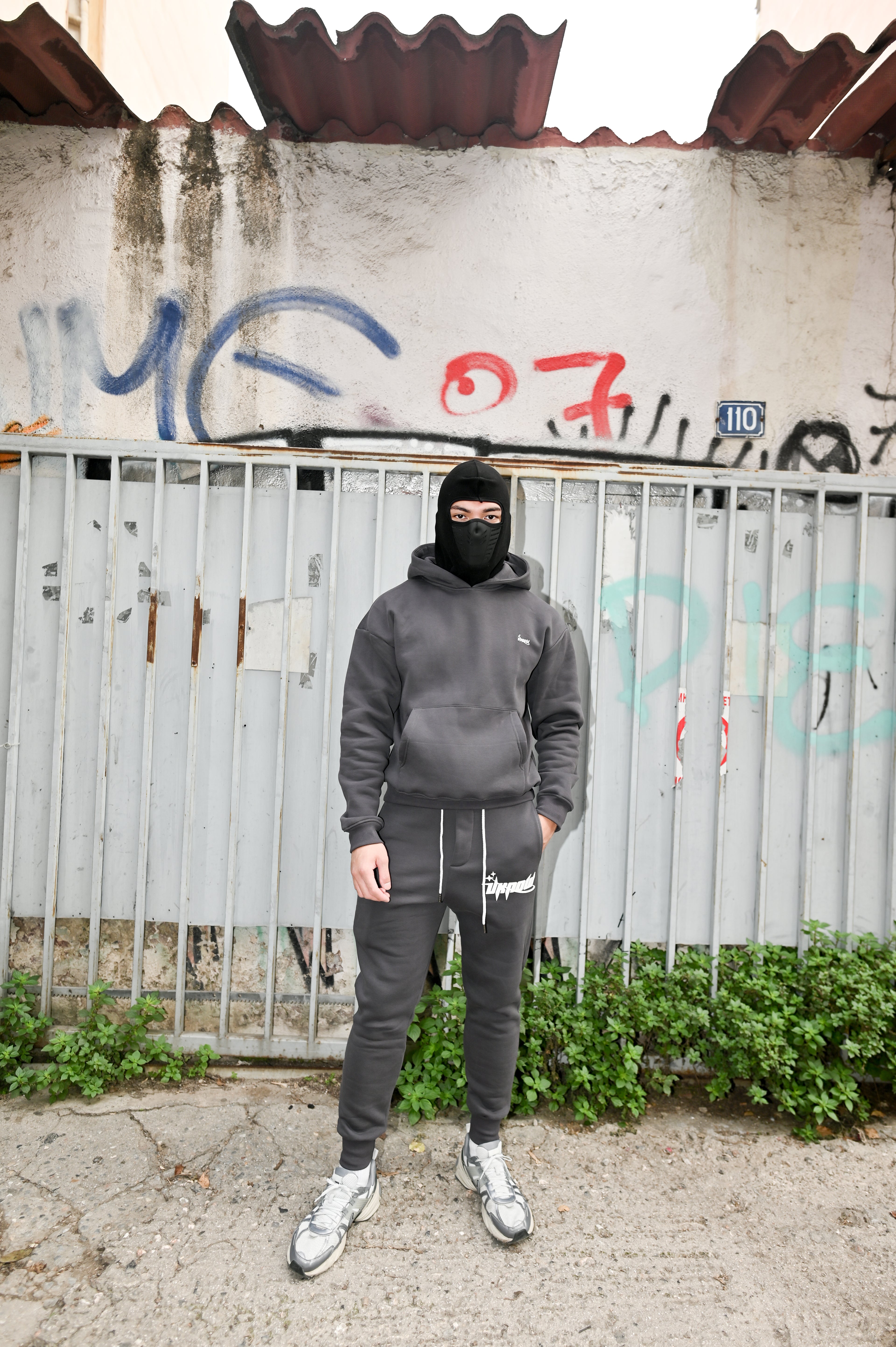 UKNOW ΦΟΥΤΕΡ ΓΚΡΙ COTTON REGULAR FIT -  OFF SEASON HODDIE