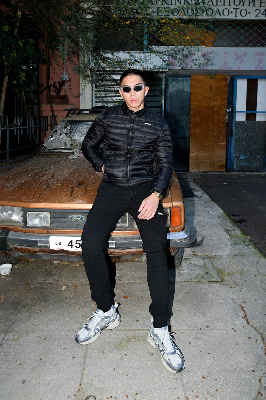 UKNOW ΜΠΟΥΔΑΝ PUFFER ΜΑΥΡΟ - URBAN CLOUD JACKET