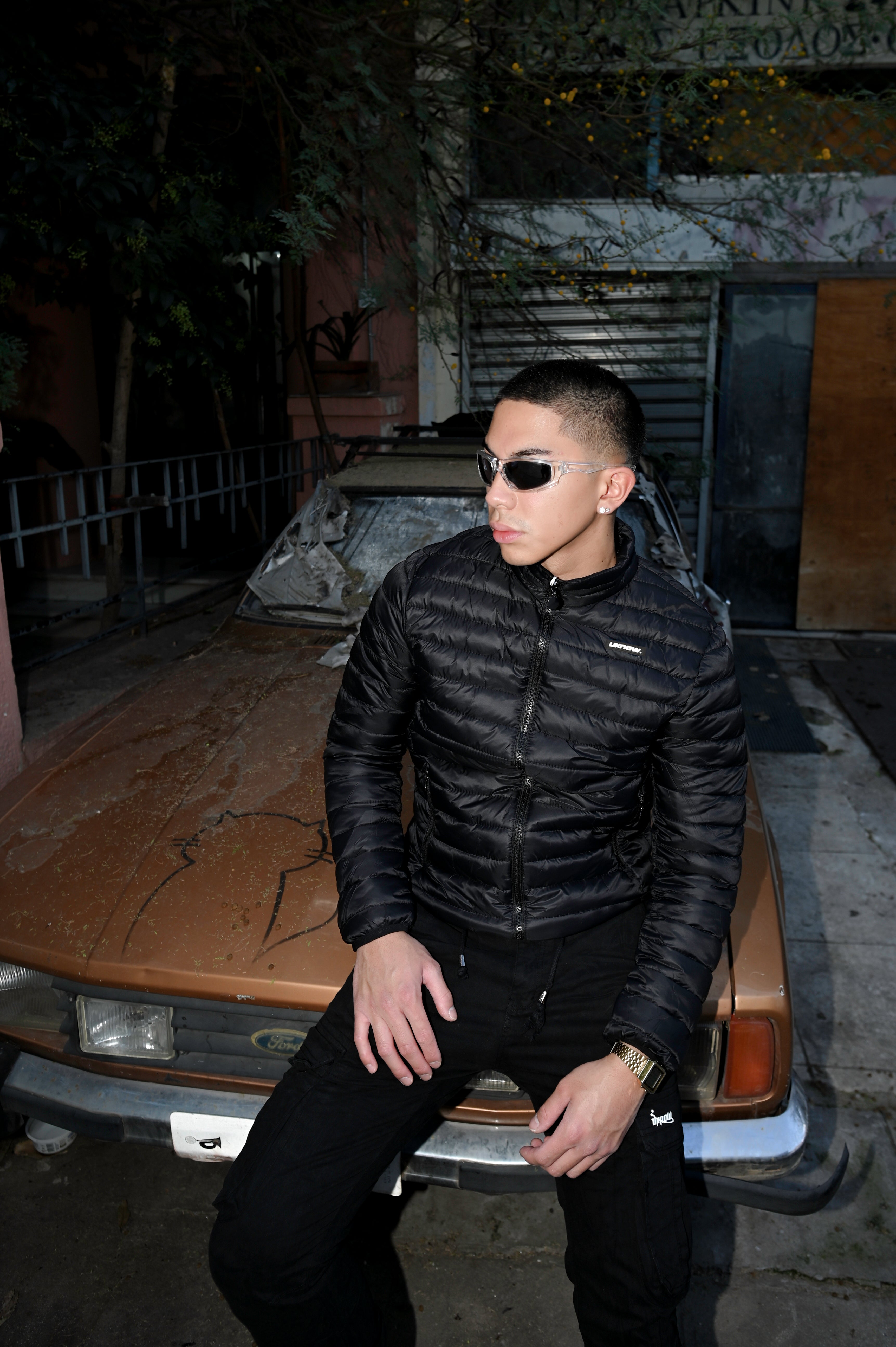 UKNOW ΜΠΟΥΔΑΝ PUFFER ΜΑΥΡΟ - URBAN CLOUD JACKET