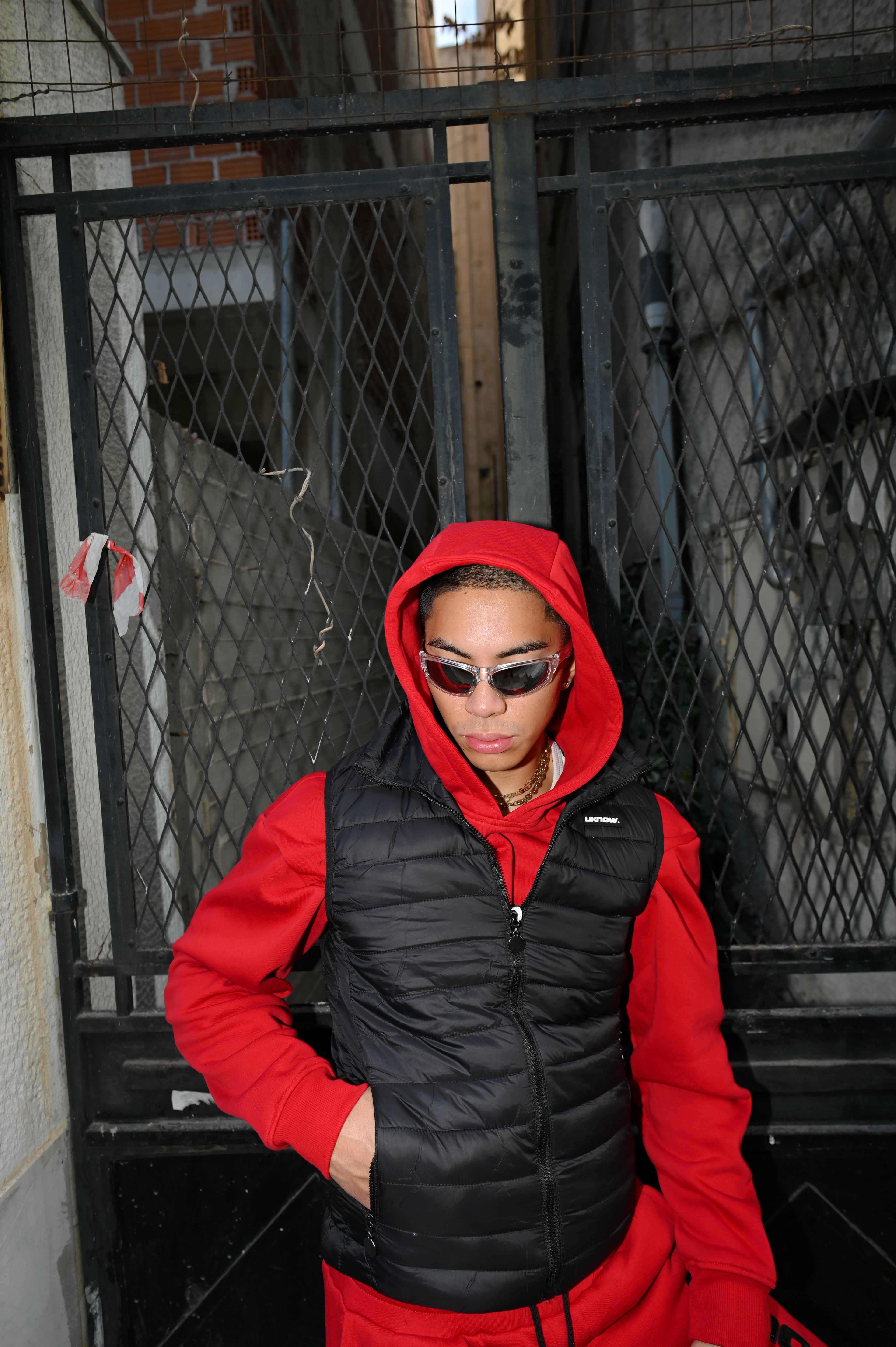 UKNOW ΑΜΑΝΙΚΟ ΜΠΟΥΦΑΝ ΜΑΥΡΟ - BLACKOUT PUFFER JACKET