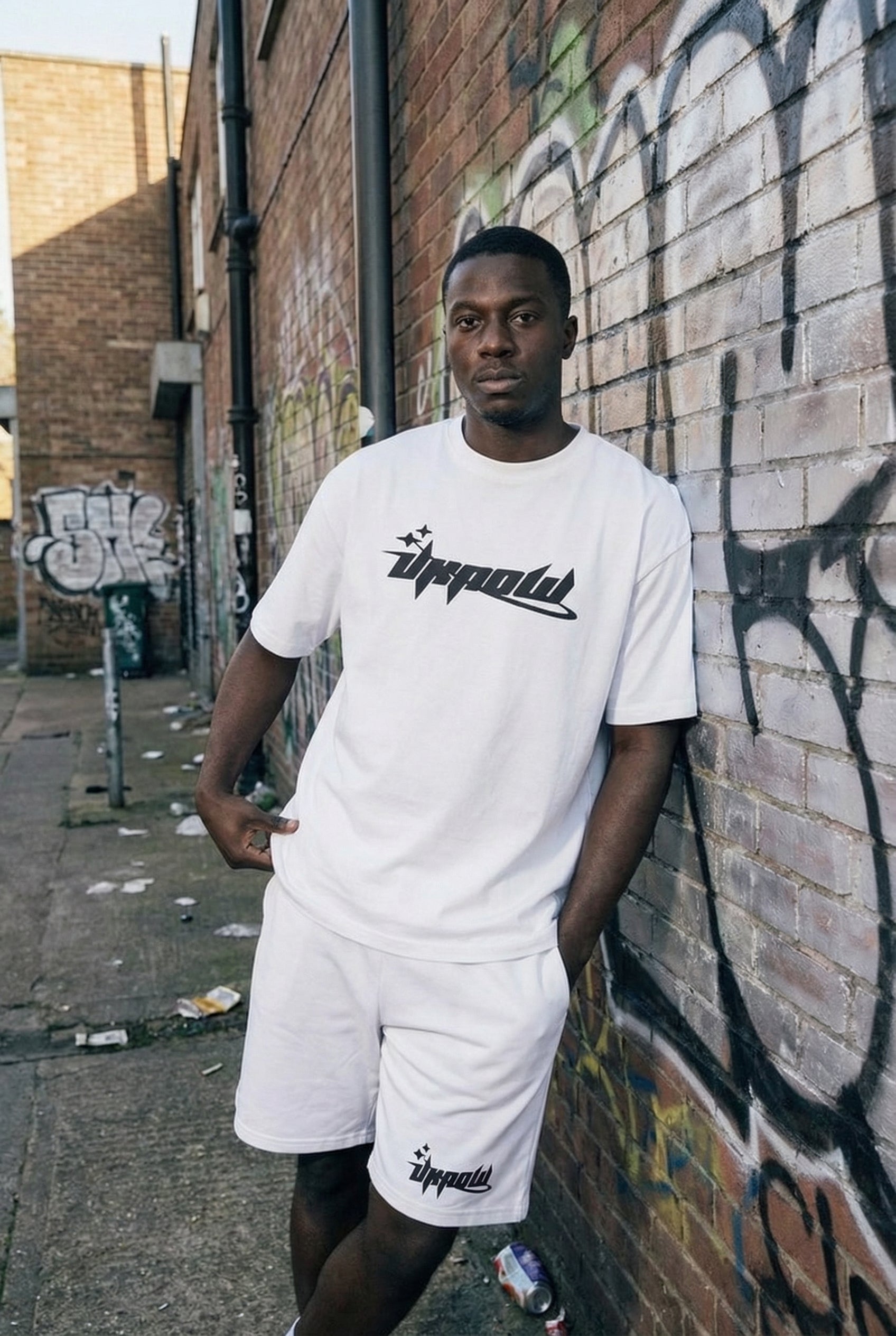 Iron logo shorts