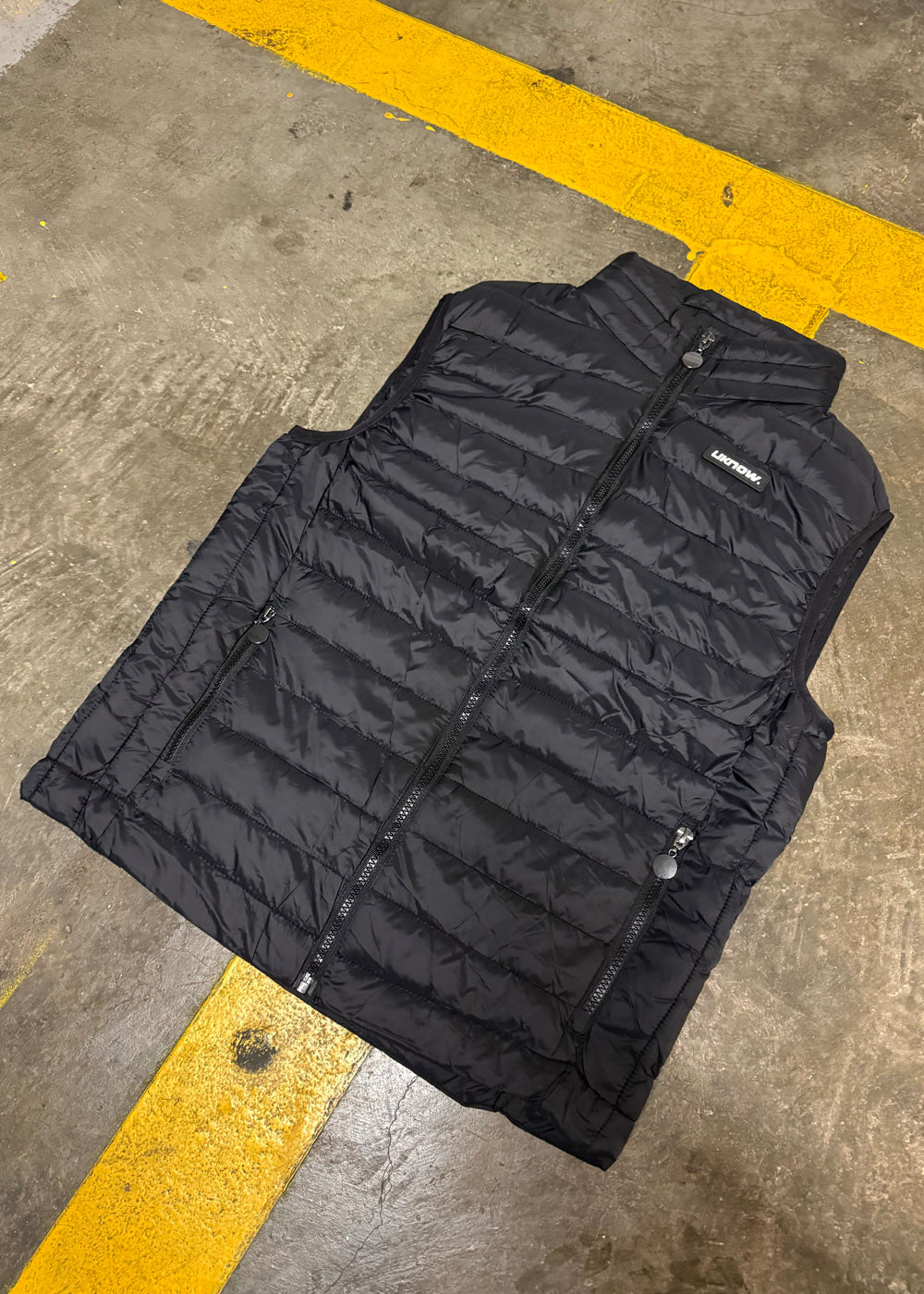 UKNOW ΑΜΑΝΙΚΟ ΜΠΟΥΦΑΝ ΜΑΥΡΟ - BLACKOUT PUFFER JACKET